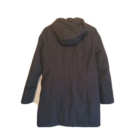 Tommy Hilfiger Smal Winter Coat Hooded Pockets Insulated Zip & Button Close - Picture 2 of 12